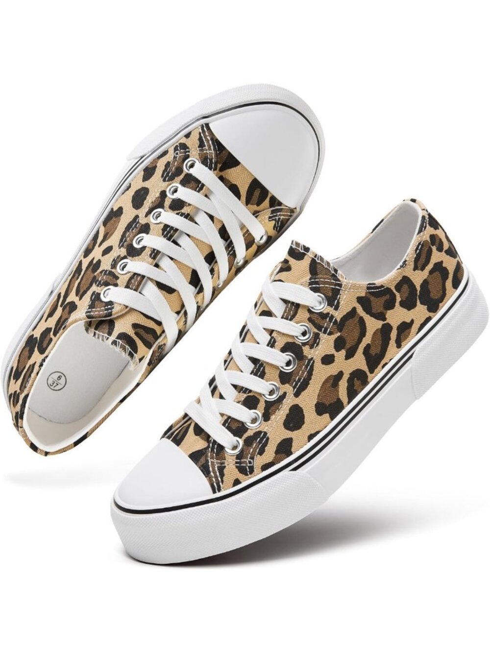 Stylish White Low Top Canvas Sneakers for Women - Slip-On Casual Tennis Shoes